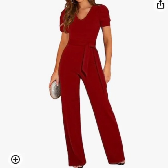 TALL NWT Maroon Red Jumper Women’s NEW with tag XXL wide full leg - Picture 1 of 1